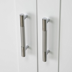 Misty Мебель для ванной Купер 90 L 4 ящика белая – фотография-4